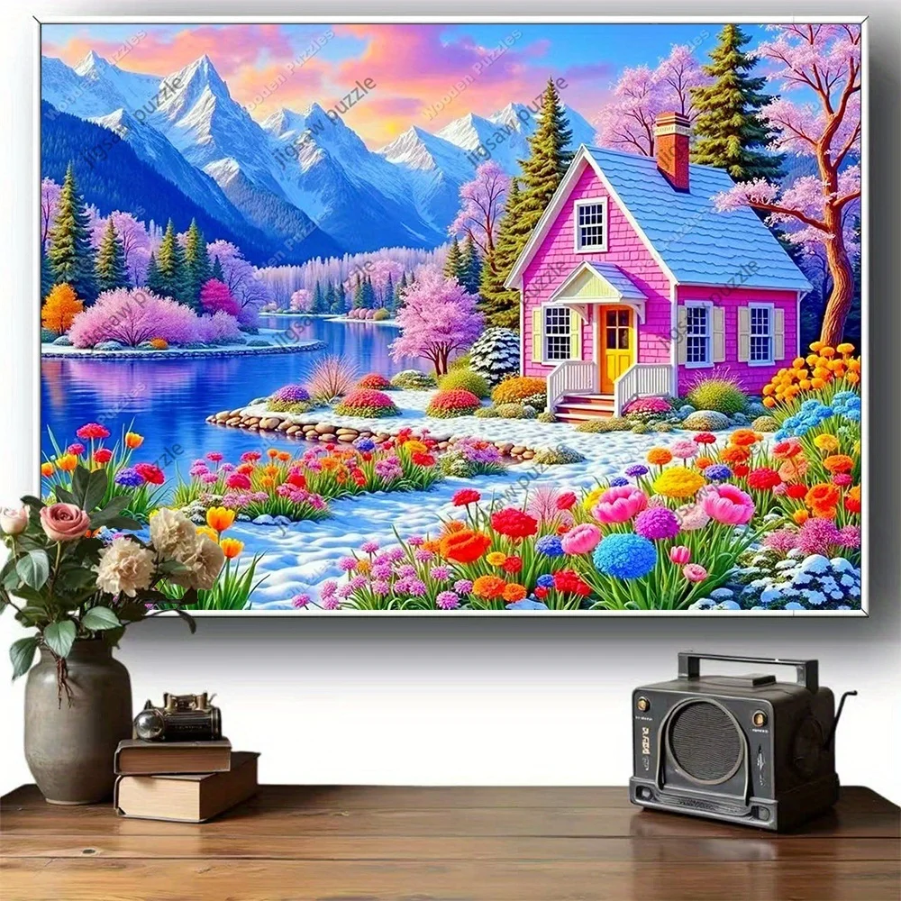 2000/1314/1000//520 elementów, Puzzle, Zabawa rodzinna, Puzzle dla dorosłych, Przenośny, sześcienny, do samodzielnego wykonania, dekoracja artystyczna, Puzzle DIY, wysokiej jakości papier, w