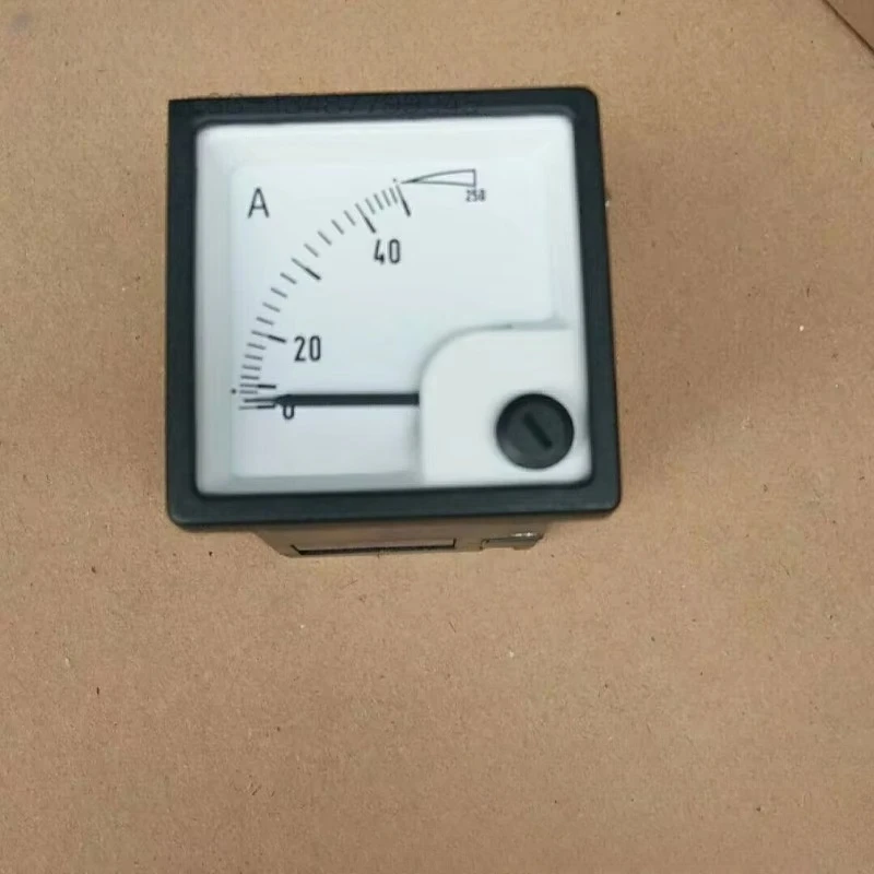 EQ48-X Analog Panel Ammeter, 0-50A / 50-5A Pointer Current Meter