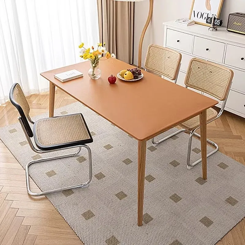 New rectangular PU leather oil resistant tablecloth, waterproof dining table cover, solid table mat, coffee table dust resistant