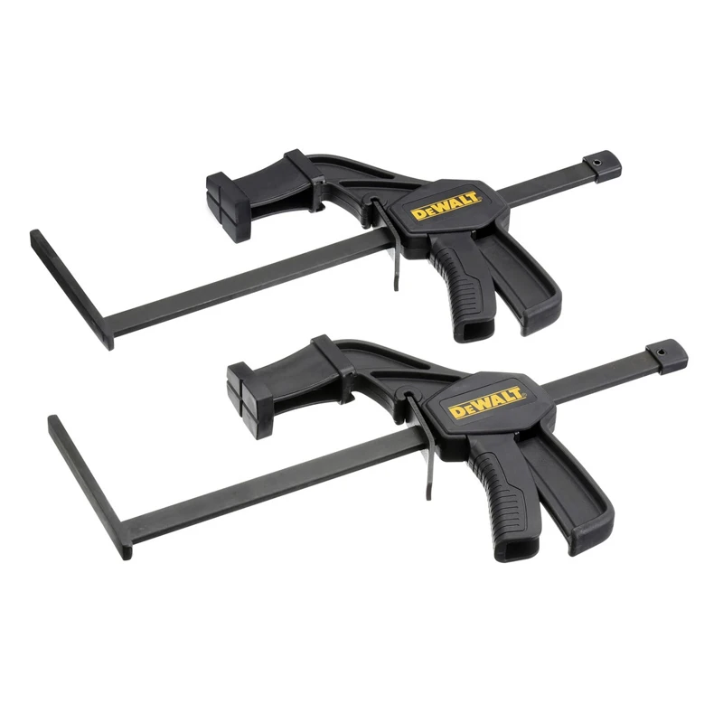 DEWALT DW55026 TrackSaw Track Clamps 2-Piece One-handed Operation Convenient Fast Tool Accessories