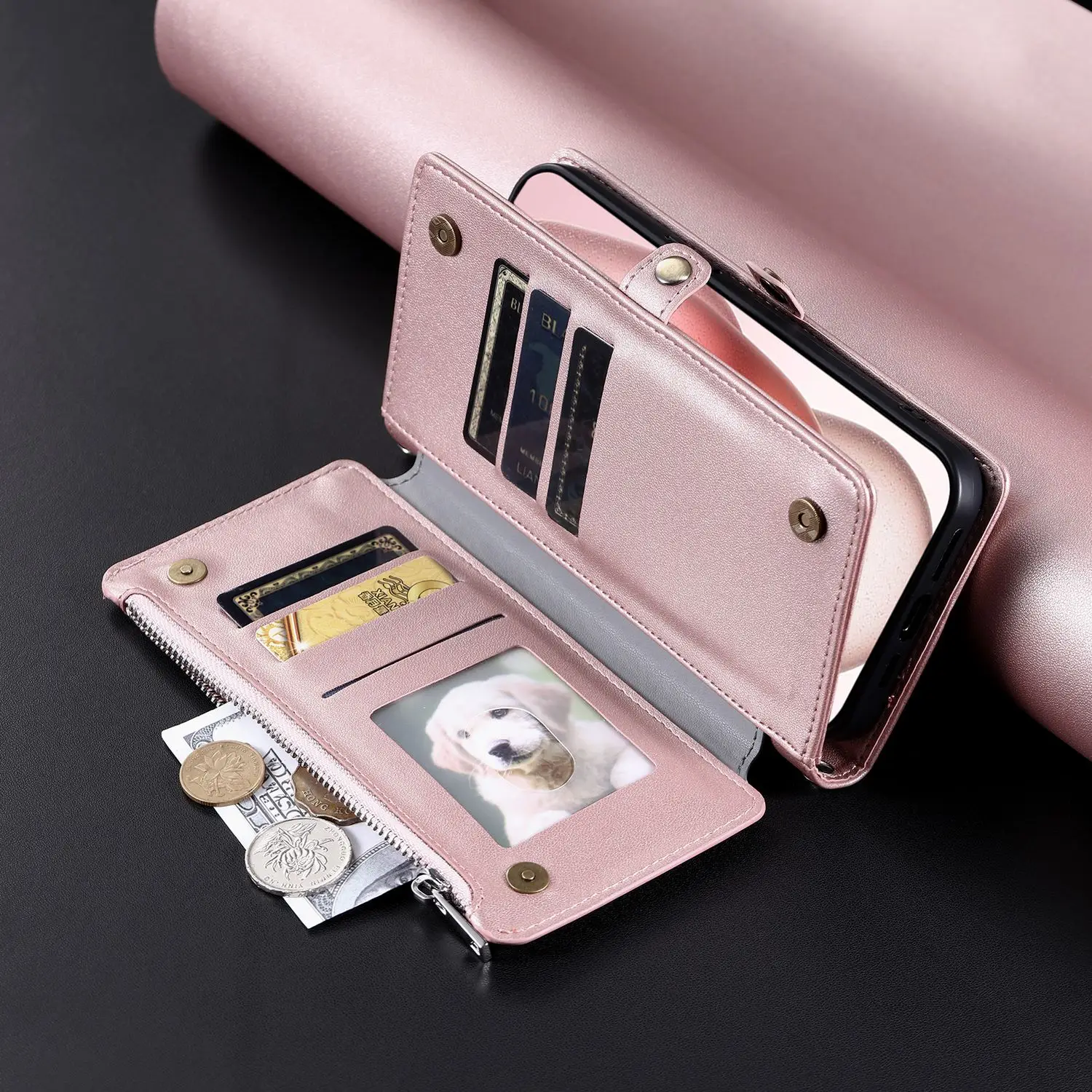 Casing untuk Motorola Edge 50 Neo Fusion Ultra Pro 5G Casing Penutup Ponsel Dompet Flip Coque untuk Casing Motorola Edge 50 Fusion