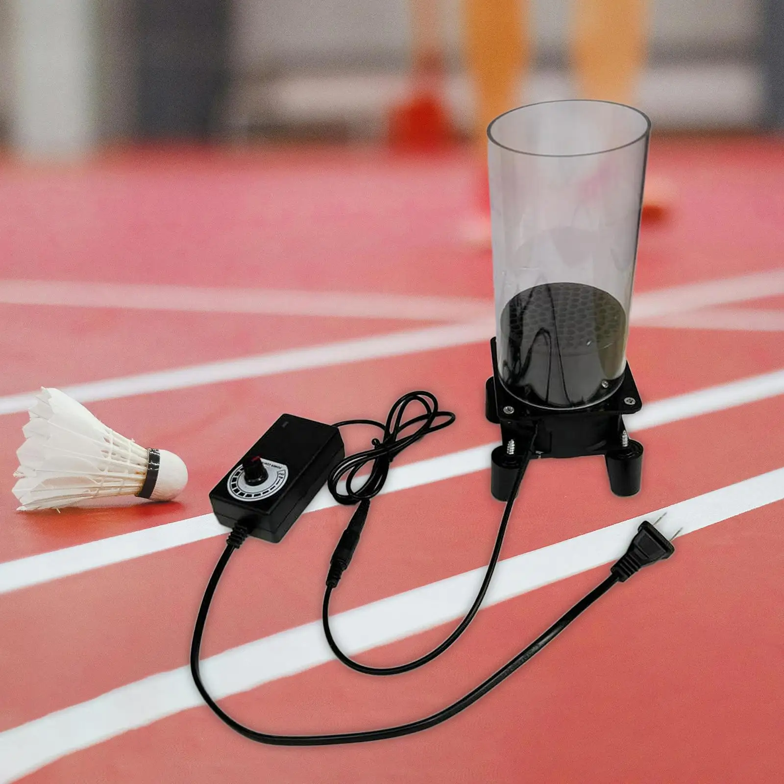 

Feathered Shuttlecock Tester Wind Tunnel Machine Easy to Use for Outdoor Indoor Sports Activities Fly Stability Test Machine