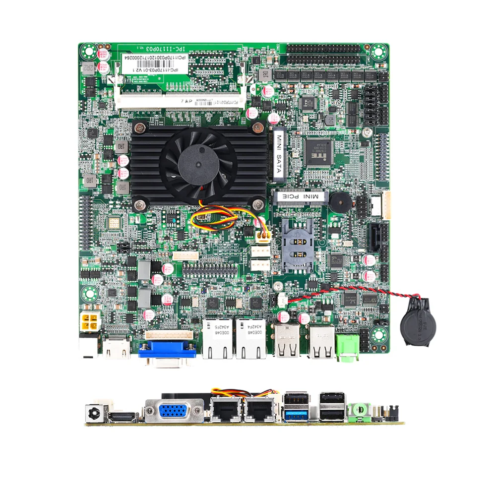 Placa base Industrial integrada Bay Trail J1900 DDR3L, MINI-ITX estándar de baja potencia, precios muy bajos, venta de liquidación