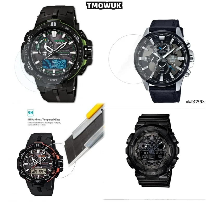 

Для GA100 6100 TR770 Pro-Trek EFR 303 GA-2200 GA-2100 GST-W300 — HD Clear — 9H — экран из закаленного стекла с защитой от царапин для часов