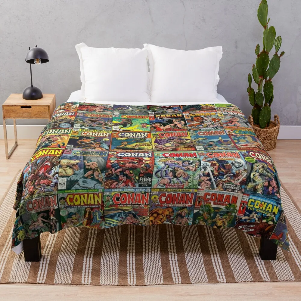 Conan the Barbarian Throw Blanket Baby Hairy Bed covers Blankets