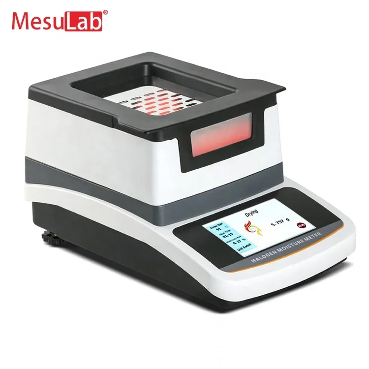 MesuLab digital tobacco coal ultra fine food grain humidity halogen moisture balance tester analyser analyzer meter price