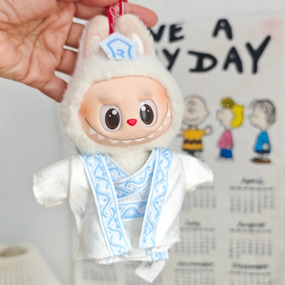 

Для 17 см Корея Kpop Exo Labubu II Idol куклы мини Hanfu комплект в древнем стиле плюшевая кукла одежда наряд аксессуары для одежды