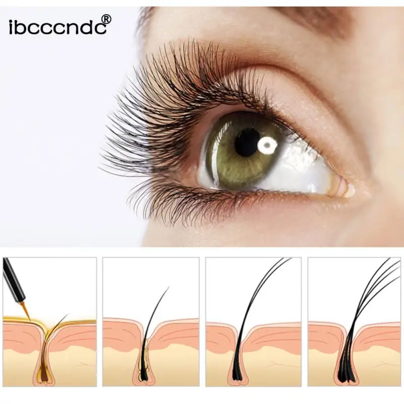 1/2PCS Natural Medicine Eyelash Growth Serum For Eyelashes Enhancerye Mascara Lengthening Thicker 8ml