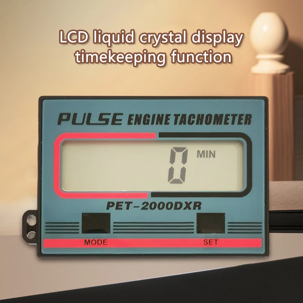 Imagem -03 - Pulso Motor Tacômetro Gauge Digital Tach Hour Meter para Atv Cortador de Grama a Tempos Velas de Ignição Acessórios 100 a 30000 Rpm