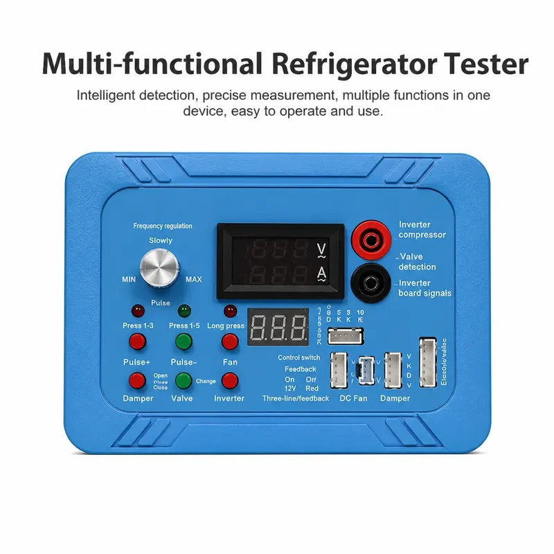 Multifunctional Refrigerator Inverter Tester Pulse Solenoid Valve Test Tool For Fridge Compressor Board AC Repair Diagnosis