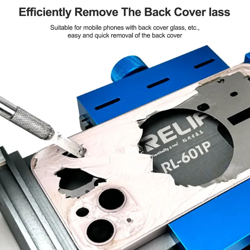 RELIFE RL-601P Multifunctional Center Frame Corrector Port Fracture Recovery Supports Various Phone Models, Repair Tools