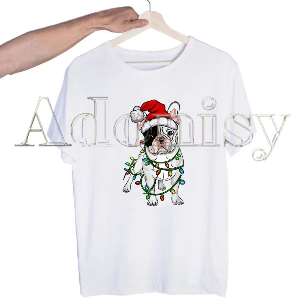 French Bulldog Men Women T-shirt Tops Crew Neck Fitted Soft Anime Manga Tee Shirt Clothes