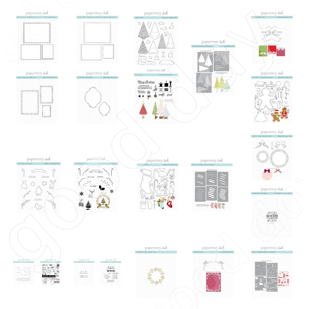

Before and after Christmas Gingerbread Man Wreath Metal Cutting Dies Stamp Stencils and Hot Foil Scrapbooking Decorations Crafts