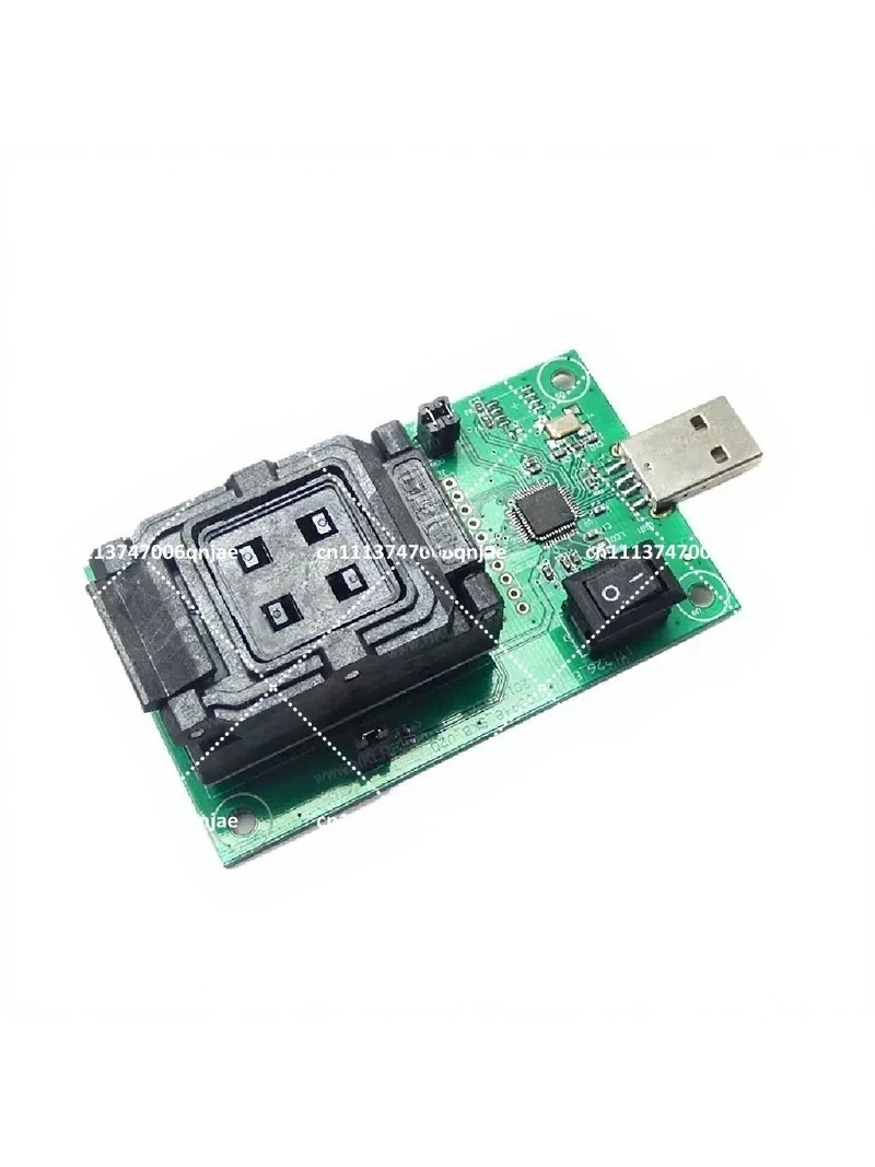 BGA153 BGA169 eMMC Flash Test Socket USB Adapter 11.5×13mm IC Programming Test Tool for Flash Programmer