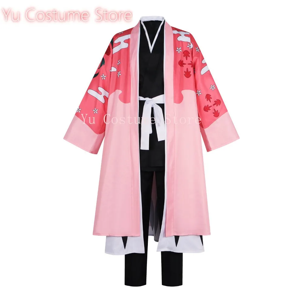 

Men Anime Bleach Cos Thousand Year Blood War Arc Captain Kyoraku Shunsui Cosplay Costume