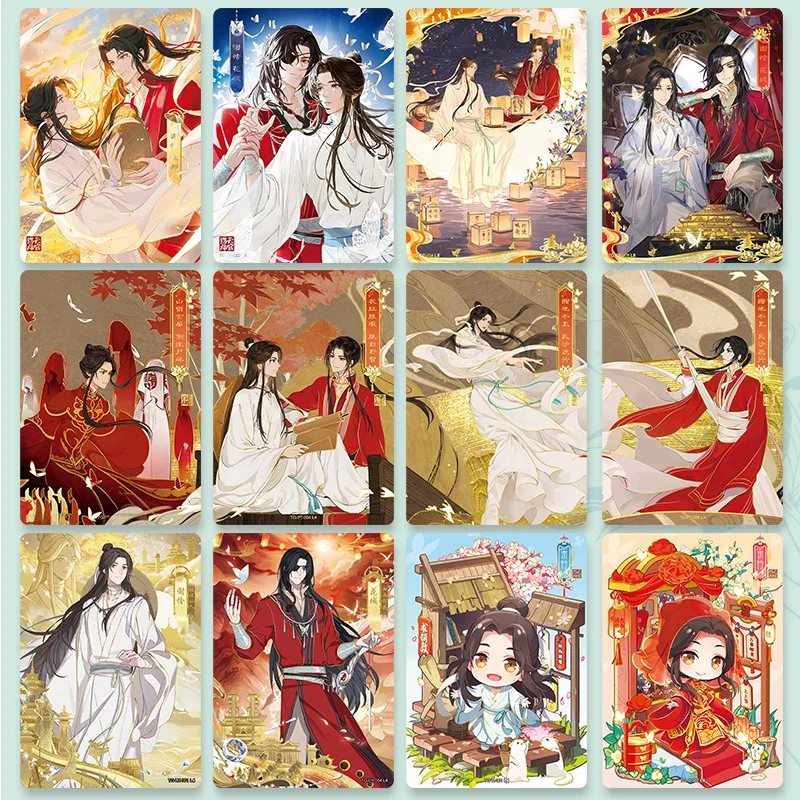 

KAYOU Genuine Tian Guan Ci Fu CartoonTaoyuan Thousand Lanterns Hua Cheng Xie Lian Anime Collection Cards Children Toys Gifts