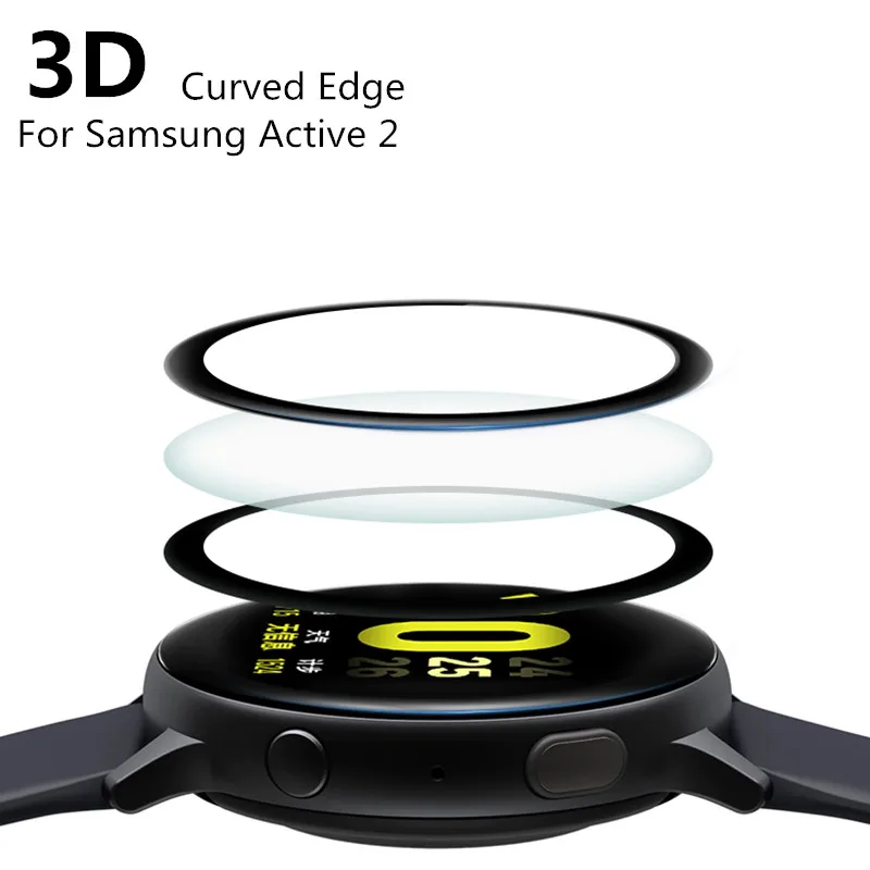 20D Smart Watch Protective Film Cover Ultra-thin Scratch Proof Soft Screen Protector For Samsung Galaxy Watch Active 2 40mm 44mm