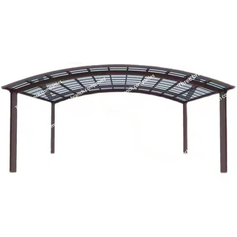 

Carport Home Villa Gazebos Garden Outdoor Canopy Tent Modern Custom Parking Shed Sunshade Awning Patio Pergola GL