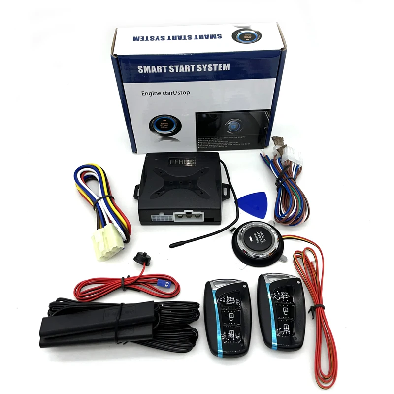 auto start stop keyless entry system engine start alarm system