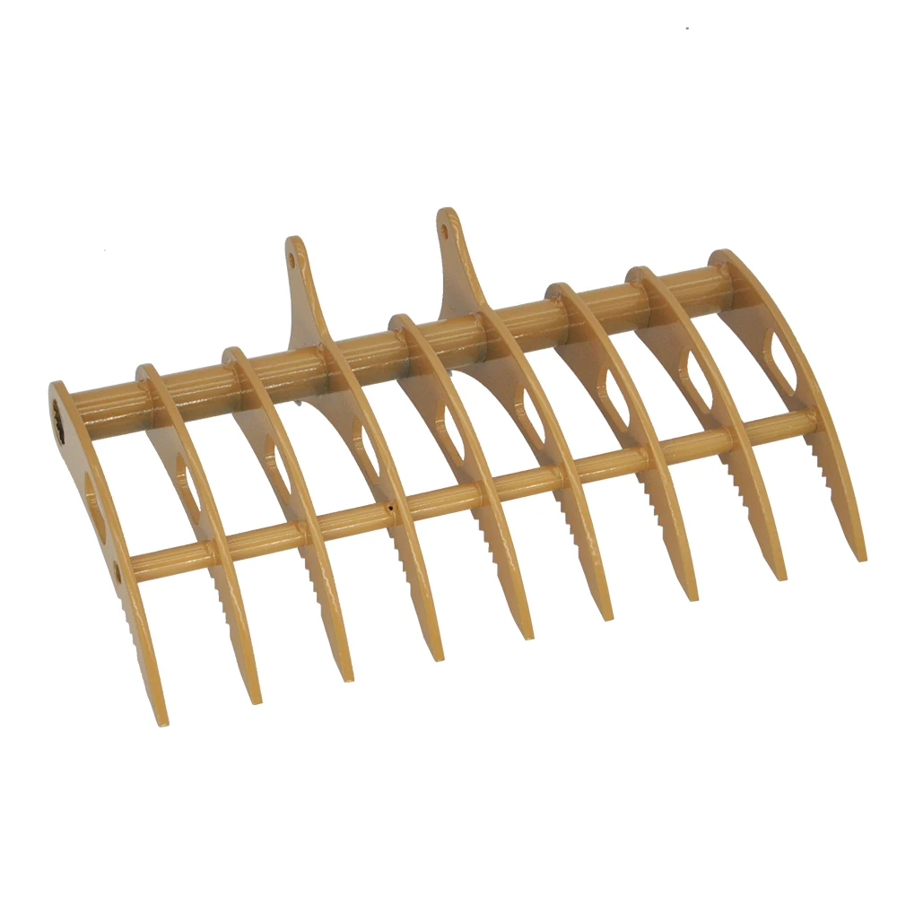 Huina Excavator Metal Rake Bucket for 1/14 RC 1580 1550 1592 1593 1594 1599 DIY Excavator Accessories