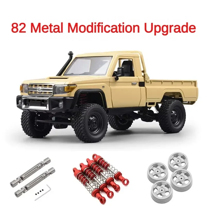 

Новинка 2024, металлические аксессуары Mangniu MN82, радиоуправляемая модель, пульт дистанционного управления, обновленная модификация автомобиля, аксессуары MN78, металлические детали OP