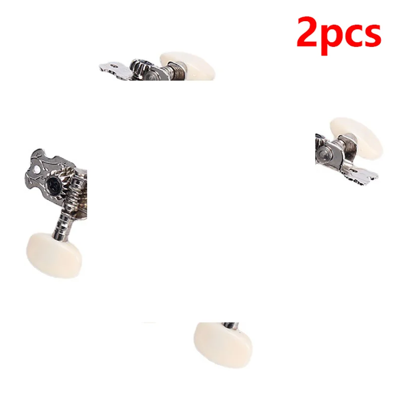 

1Pair 3R3L Machine Heads Guitar String Tuning Pegs Keys Tuners With White Button Durable Guitar Tuning Peg Accessories