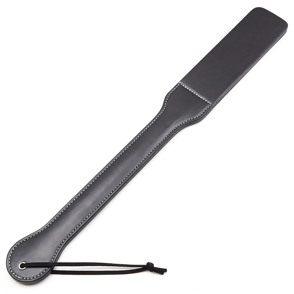 45.5cm duas camadas de couro do plutônio spanking paddle cavalo chicote fo equitação equestre morcego