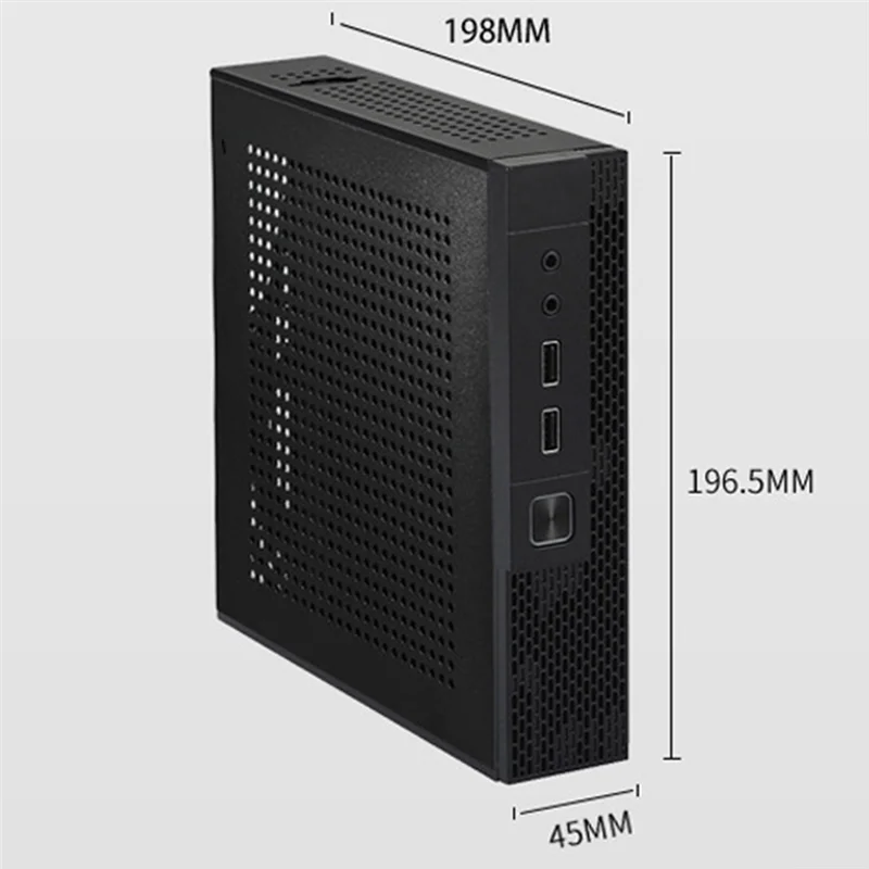 

【Лучшие выборки】Mini-ITX HTPC для корпусной коробки, серверный корпус для мониторинга, промышленный компьютер управления, USB-аудио-порты, корпус Re