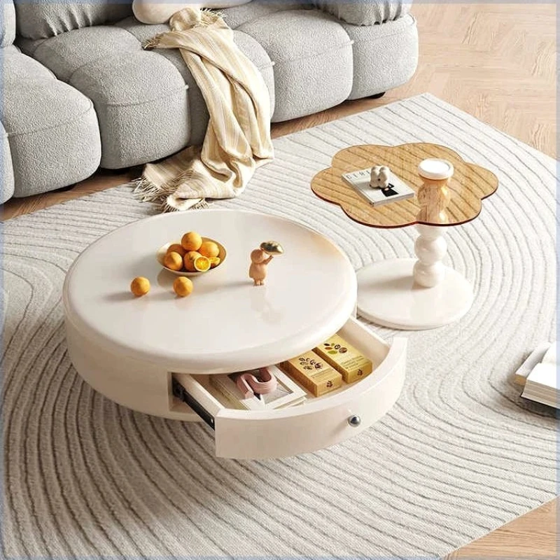 Modern Mesa Coffee Table Round Lateral Living Room Combination Coffee Table Sofas Side Mesa De Centro Sala Home Furniture