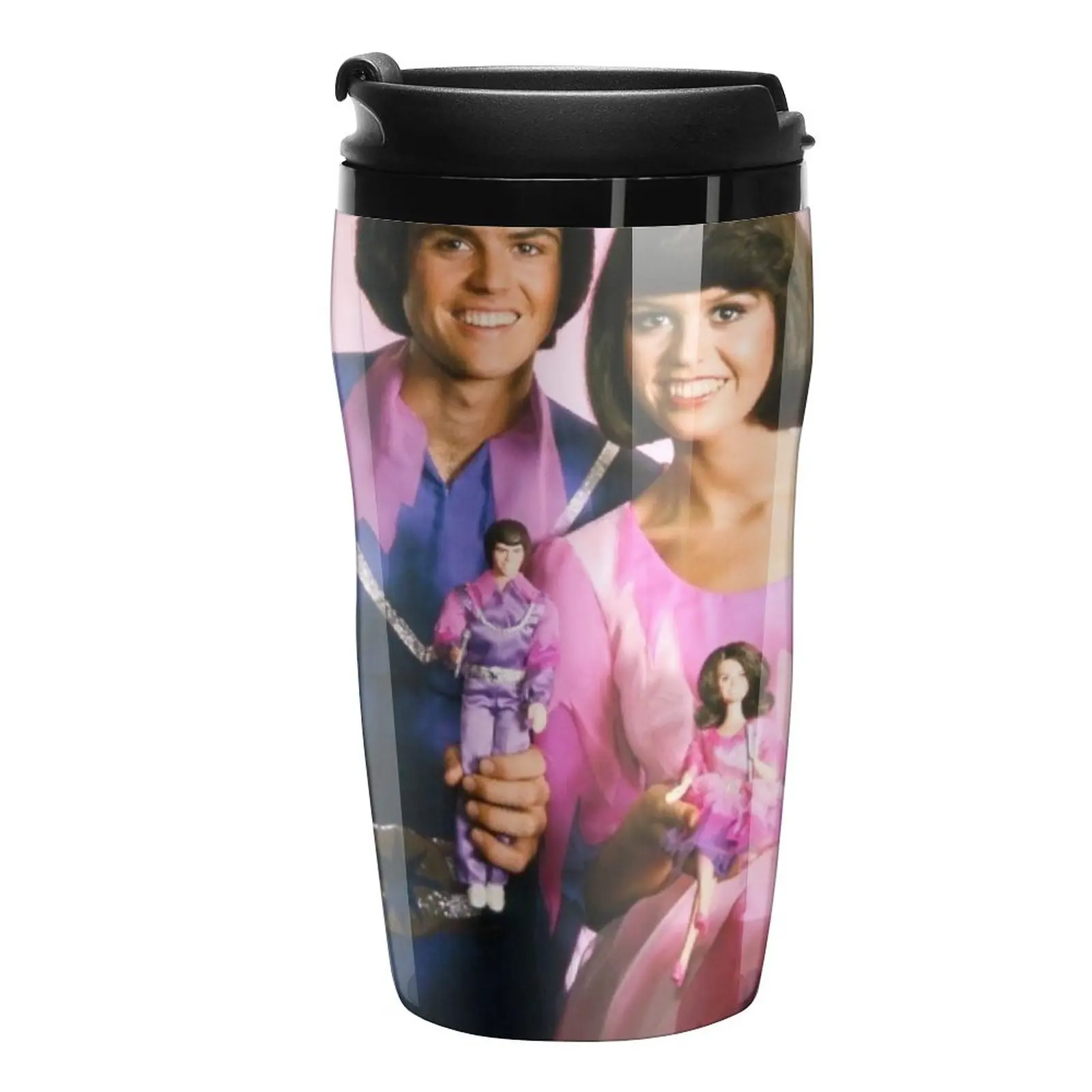 

New Donny and Marie Osmond Travel Coffee Mug Coffee Cup Espresso Espresso Coffee Cups