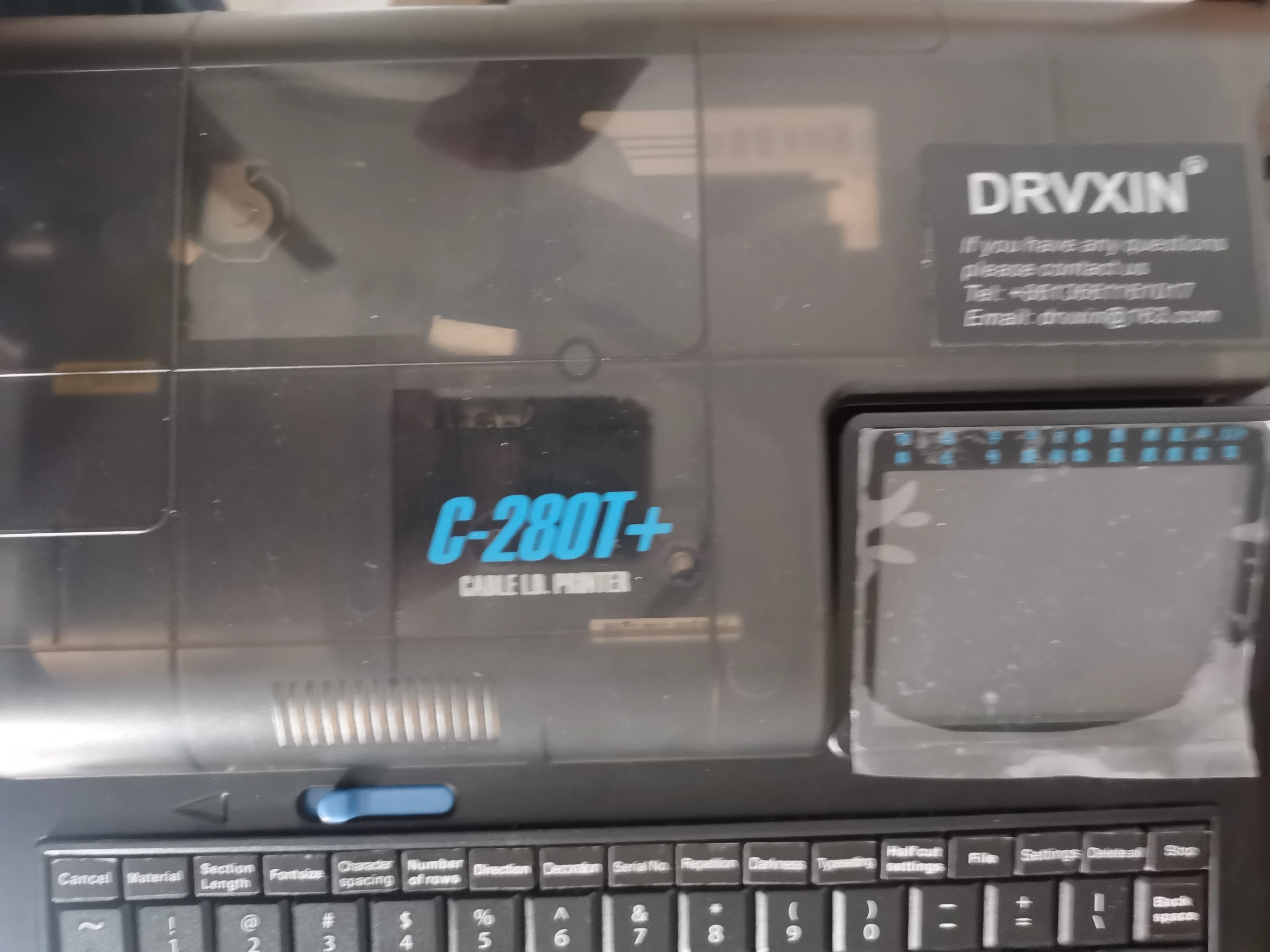 Máquina de impresión de números de cables, cuchillo de corte C-280T.