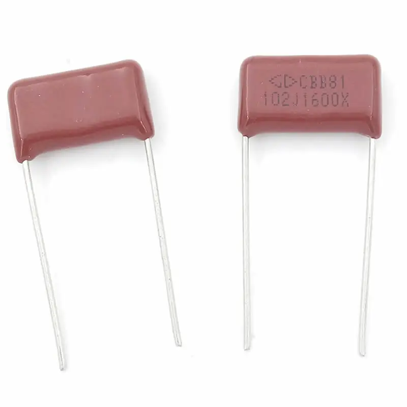 102 CBB 폴리프로필렌 필름 캐패시터 피치, 1nF, 100V, 1000V, 1600V, 2000V, 5mm, 10mm, 15mm, 1nF, 10 개