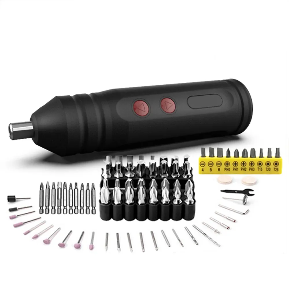 Portable Mini Electric Screwdriver Smart Cordless Automatic Screwdriver Multi-function Bits Portable Power Tools Set with Bits