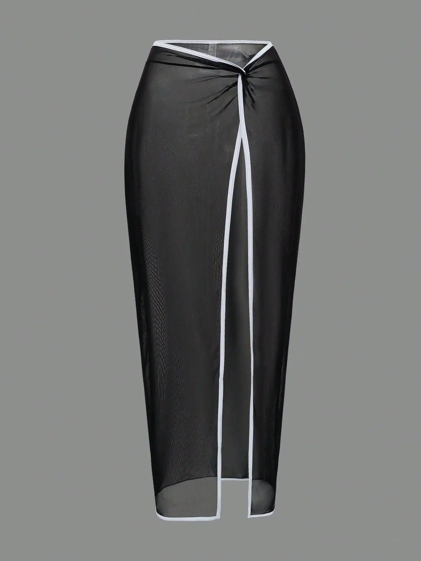 

Новый женский слитный купальник Swim Oasis с перекрученными бретелями и юбкой макси, элитный комплект для летнего пляжного отдыха и круизов