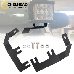 Hood Hinge Cube Pods Spotlight Led Work Light Bracket Mounting for Chevy Colorado 2015-2021 GMC Canyon 2015-2022
