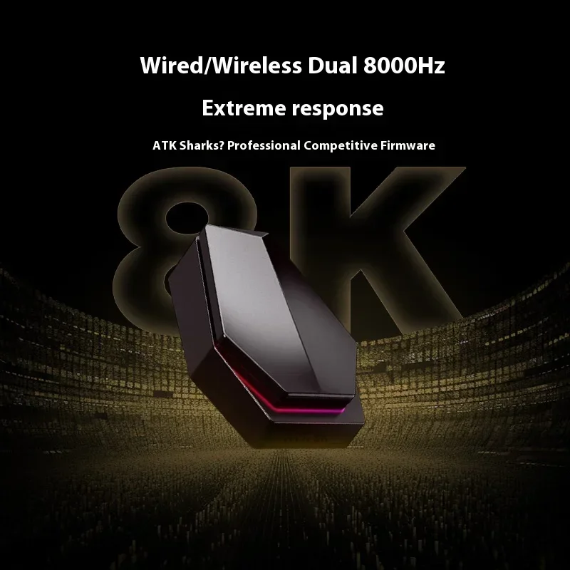 Atk X1 Pro Max Mouse X1 Ultra 3 Mode Wireless Bluetooth Mouse Paw3950/Ultra 8k Mouse Lightweight 49g Fps Office Gamer Gift