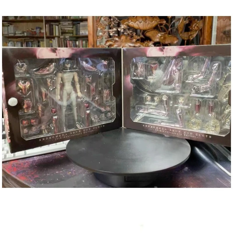

Оригинальные коллекционные фигурки Saint Seiya: Изысканные подарки ручной работы, сборные модели-украшения, куклы Андромеда Шун