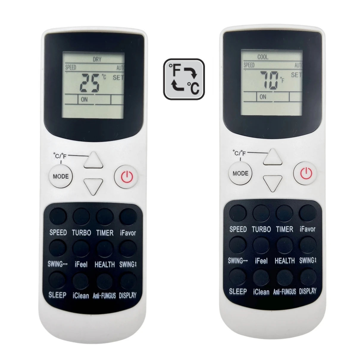 Remote Control YKR-Q 002E For AUX, Royal Clima, AC Electric, AQUA THERMAL, SUBTROPIC, VOX, RINNAI, Energolux Air Conditioner