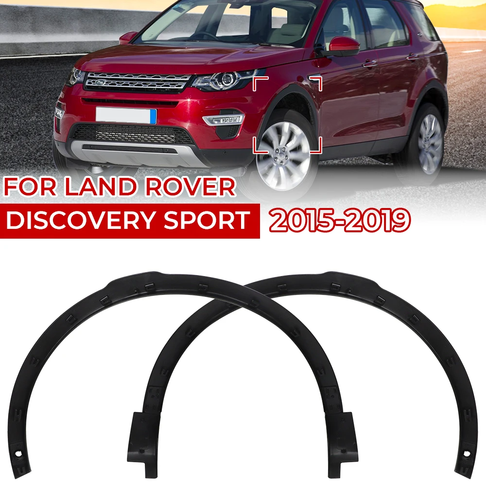 For Land Rover Discovery Sport 2015 2016 2017 2018 2019 Car Front Wheel Eyebrow Arch Flare Fender Molding Trim ABS Left Right