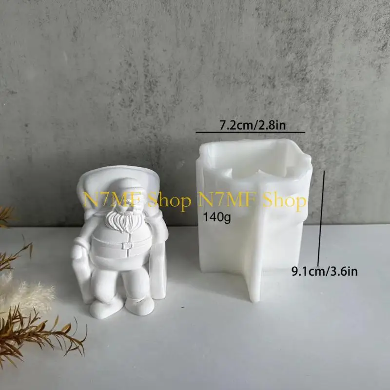 N7MF Creative DIY Santa Silicone Morn