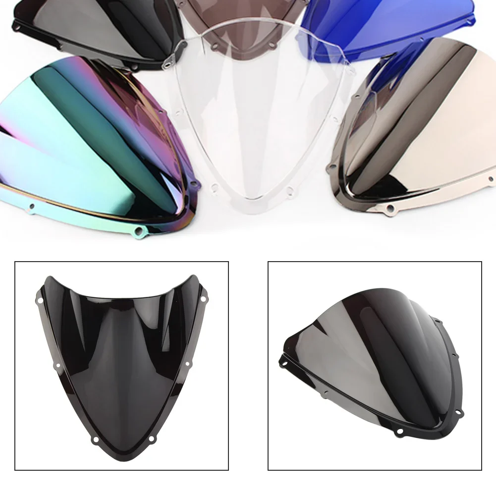 Motorcycle Double Bubble Windshield Deflector Protector Wind Screen For Suzuki GSXR600 GSXR750 GSXR 600 750 K8 2008 2009 2010