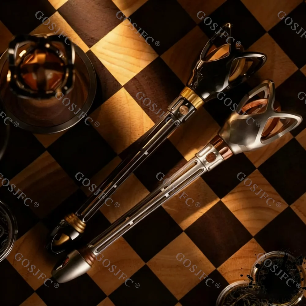 HELDERE BLOED EDC Constantijn Scepter Fidget Spinner Rvs Fidget Speelgoed Voor Volwassenen Originele Ontwerpen Gyro Zirkonium