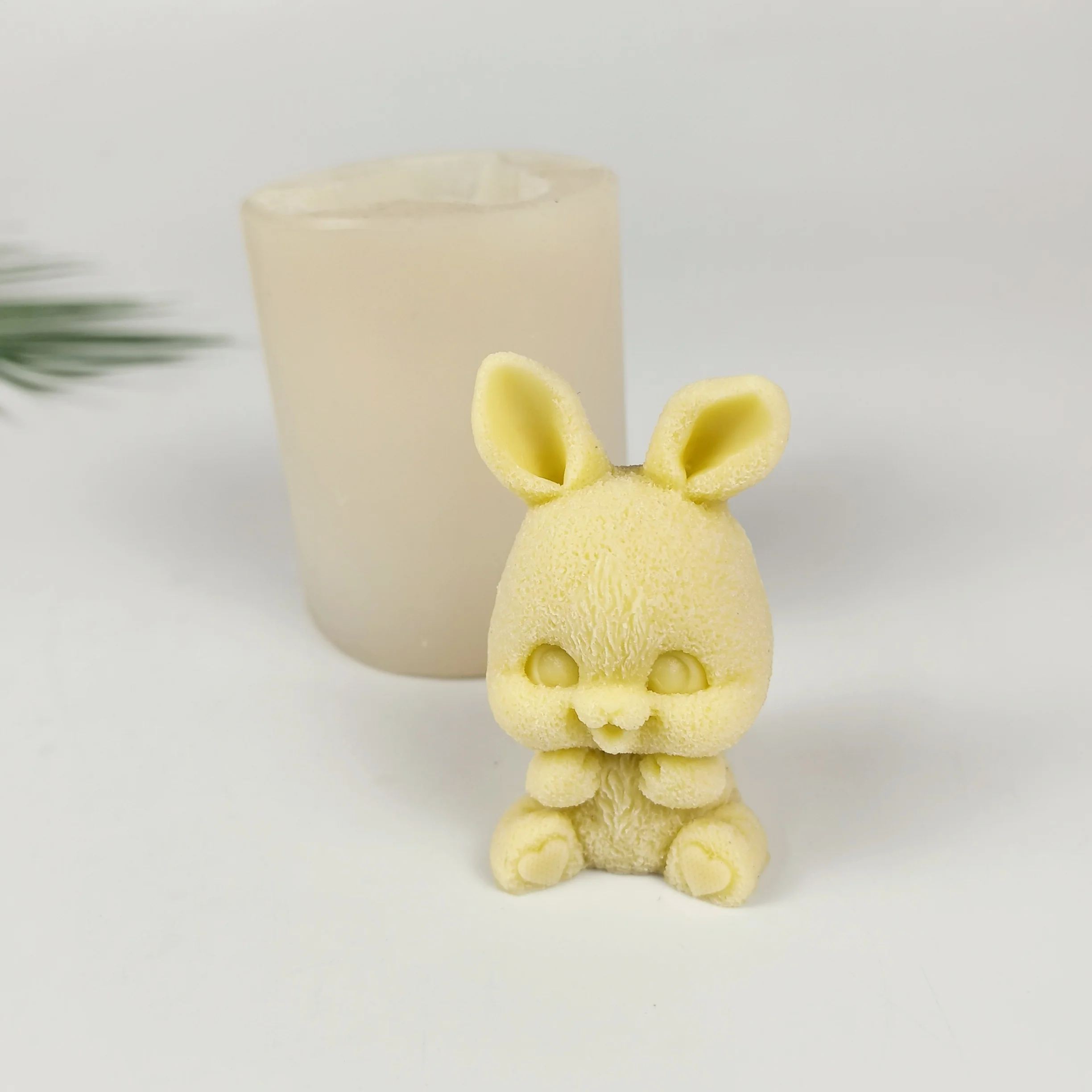 

3D Animals Mold Bunny Moulds Silicone Candle Little Rabbit Soap Molds Resin Cake Decor Wedding Birthday Candles Handmade DW0850