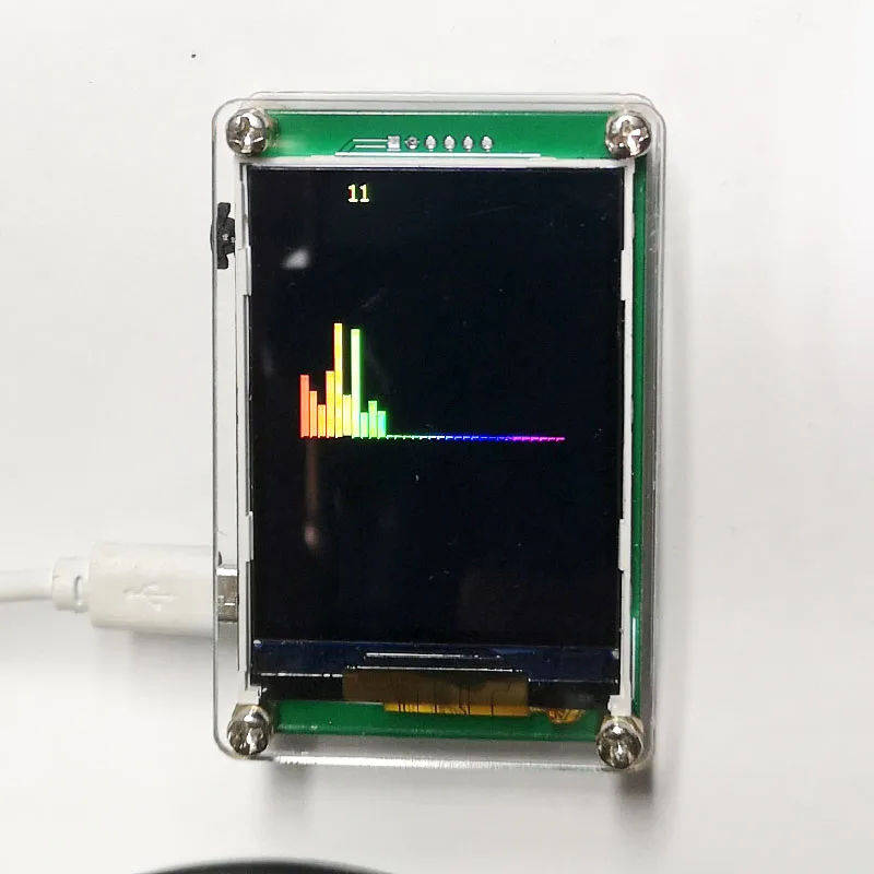 Nvarcher 2.4 Cal sterowanie głosem ze stopu aluminium miernik poziomu muzyki VU HD LCD prawdziwy kolor analogowe wielomodowe wsparcie GPS