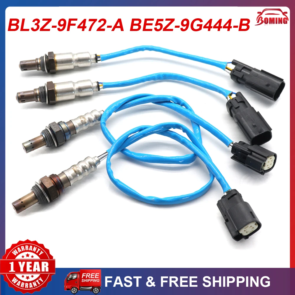 4PCS New Car Upstream & Downstream  Oxygen O2 Sensor BL3Z-9F472-A BE5Z-9G444-B For Ford Explorer 3.5L Non-Turbo 2014-2015