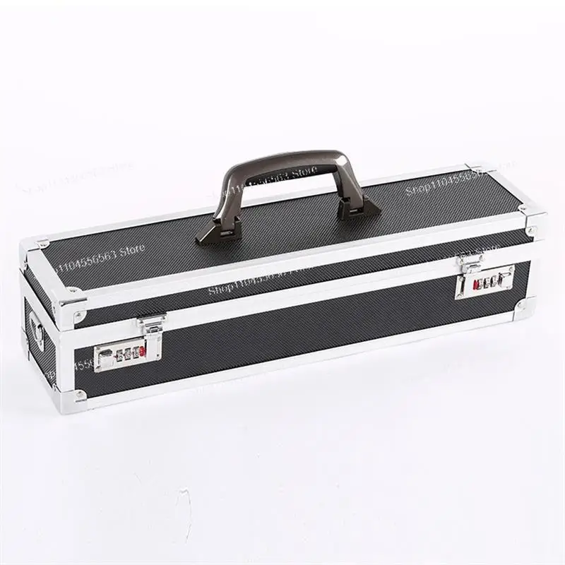 Kotak penyimpanan alat profesional, kotak perkakas paduan aluminium, kotak perkakas kunci kata sandi aluminium multifungsi