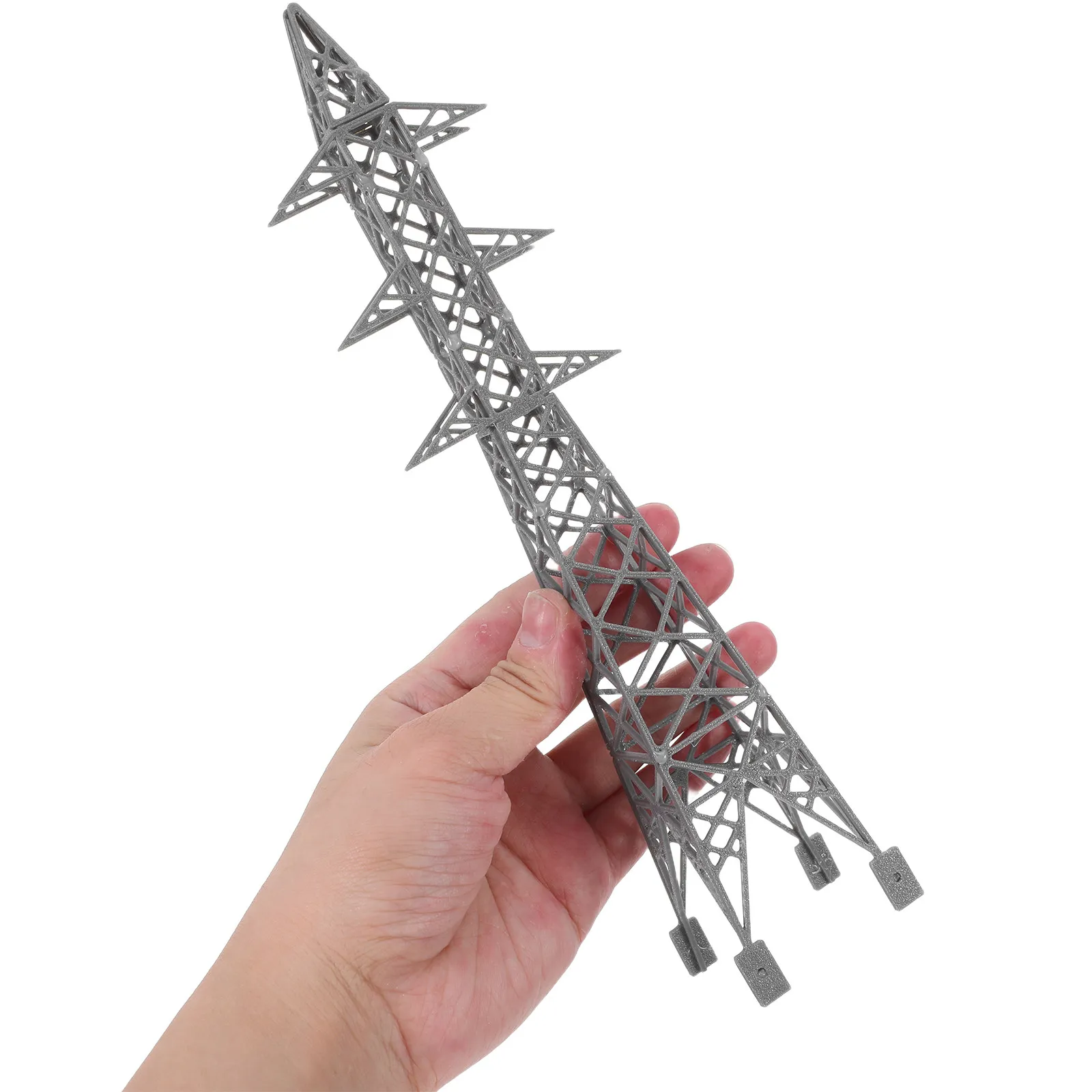 Mini tour de transmission électrique haute tension 1:150, accessoire de paysage ferroviaire pour maquette de table de sable DIY et scène de voie de train