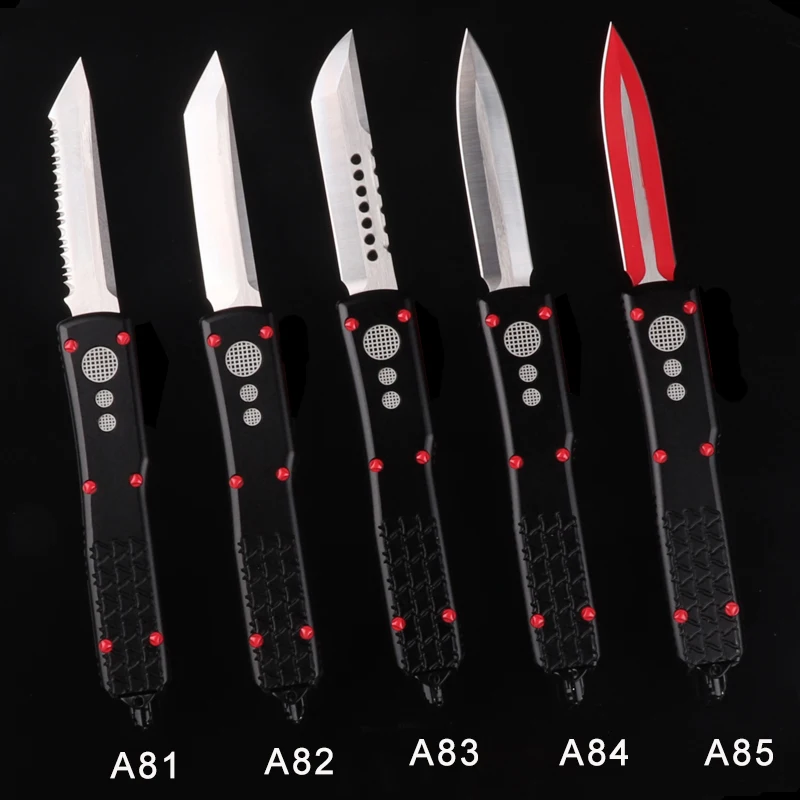 A7 Micro Technology UTX-85 Knife D/E Blade Anodized  Aero Aluminum Alloy Treatment Survive Pocket Knives EDC Tools