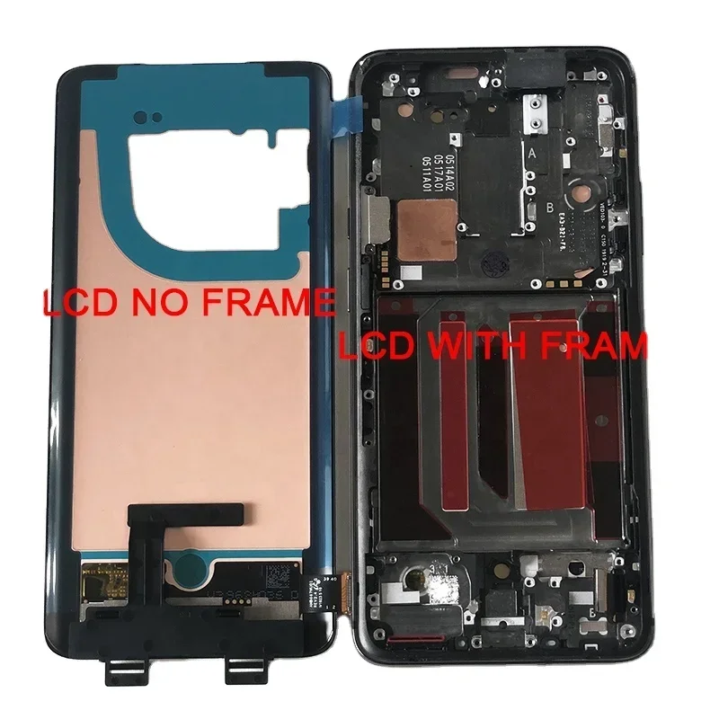Oneplus 7 Pro용 새 제품 6.67인치 유체 AMOLED LCD 원래 디스플레이 스크린 어셈블리 터치 패널 디지타이저 Oneplus 7T Pro 스크린용