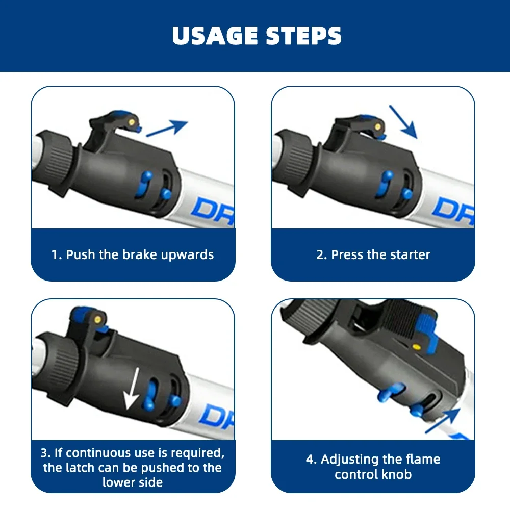 Dremel Mini Welder Multi-Function Butane Flame Torch Wood Burning Leather Crafting Cutting Cordless Pencil Welding Repair Tool